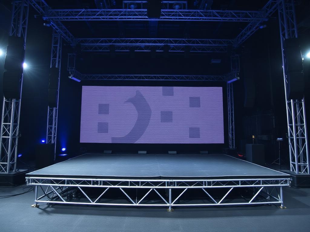 Modular stage platform deck